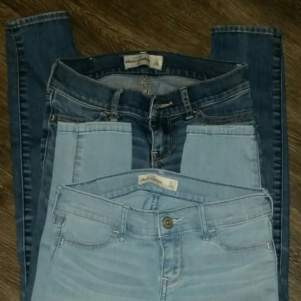 Abercrombie kids girls skinny jeans size 12